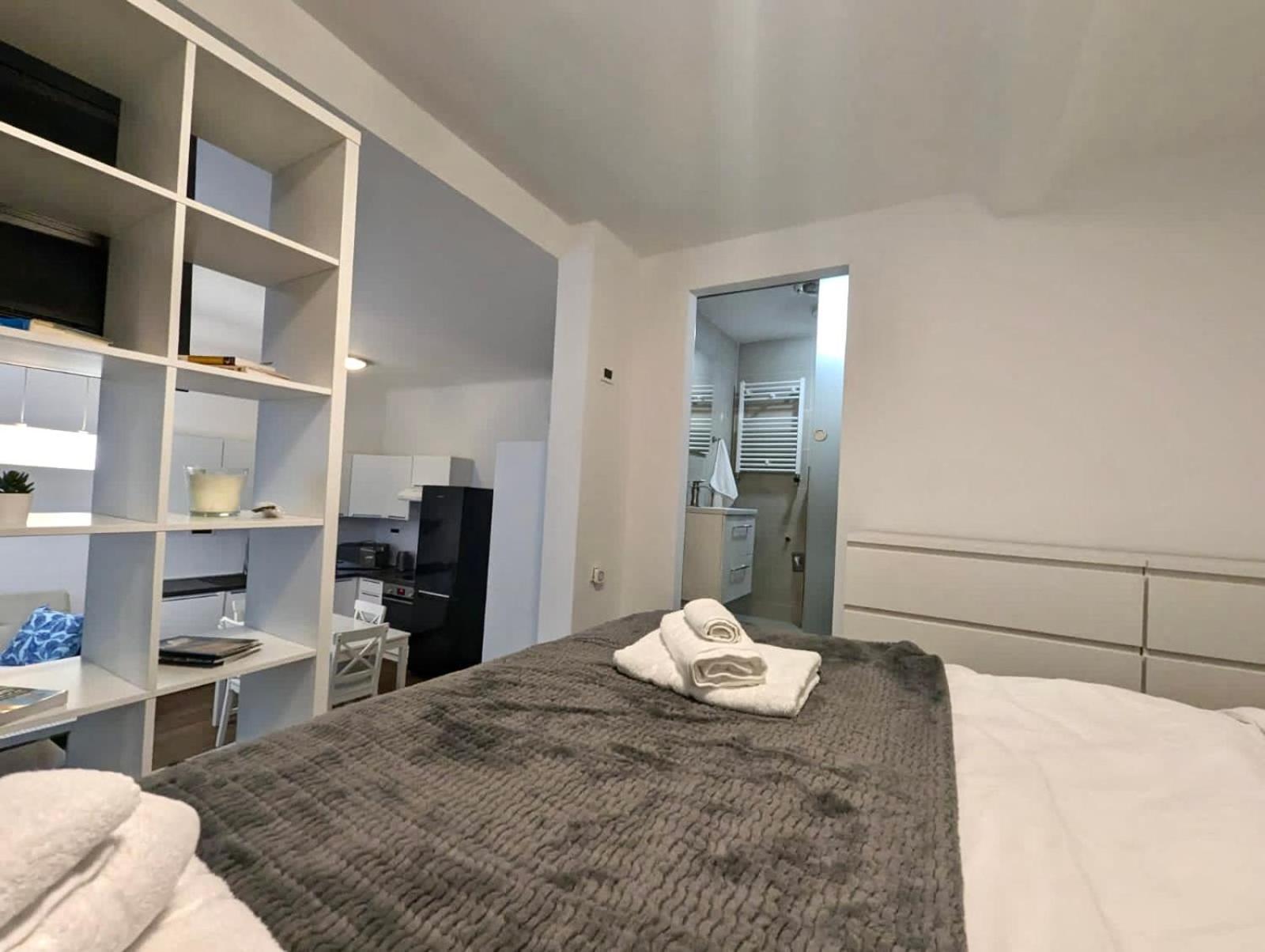 Fantabulous Downtown Abode W King Bed, 65" Tv, Washer And Tumble Dryer Zagreb Bagian luar foto